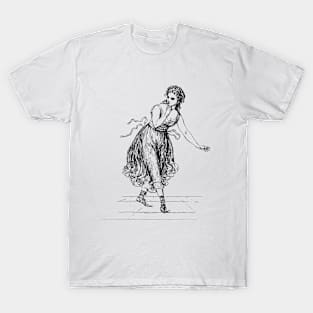 Italian Dancer 1 by Johann Gottfried Schadow T-Shirt